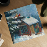 Backyard Beauty by Carol Rowan. Shown as a detailed flat fine art print, highlighting archival giclee quality. Available as an archival giclee rolled canvas, fine art paper, or poster print. SKU 17608a.