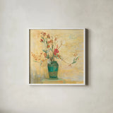 Bittersweet I v2 by Carol Rowan. Shown in a crisp white glass frame for a clean and minimalist style. Available as an archival giclee rolled canvas, fine art paper, or poster print. SKU 42117a.