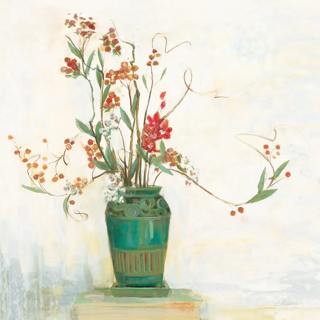 Bittersweet I v2 White by Carol Rowan. SKU 42119a. Archival Giclee Fine art print for wall decor.