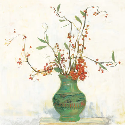 Bittersweet II v2 White by Carol Rowan. SKU 42120a. Archival Giclee Fine art print for wall decor.