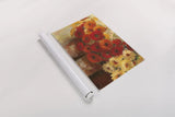 Chelsea Gerberas by Carol Rowan. shown as a rolled paper print. Available as archival giclee rolled canvas, fine art paper, or poster print. SKU 8180i.