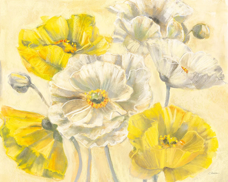 Comtemporary Poppies II v2 by Carol Rowan