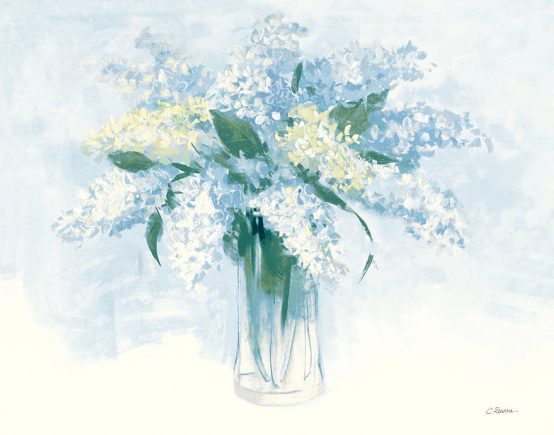 Contemporary Lilac Blue by Carol Rowan