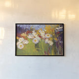 Contemporary Meadow by Carol Rowan. shown as a paper print in a black flame. Available as a archival giclee rolled canvas, fine art paper, or poster print. SKU 6704i.