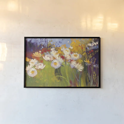 Contemporary Meadow by Carol Rowan. shown as a paper print in a black flame. Available as a archival giclee rolled canvas, fine art paper, or poster print. SKU 6704i.