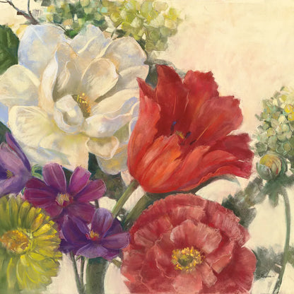 Coral Tulip by Carol Rowan. SKU 42291a. Archival Giclee Fine art print for wall decor.