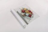 Fall Hydrangea Cottage Crop by Carol Rowan. shown as a rolled paper print. Available as archival giclee rolled canvas, fine art paper, or poster print. SKU 51084i.