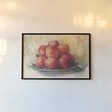 Fruit Bowl by Carol Rowan. shown as a paper print in a black flame. Available as a archival giclee rolled canvas, fine art paper, or poster print. SKU 42340i.