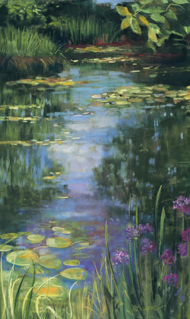 Garden Pond I by Carol Rowan