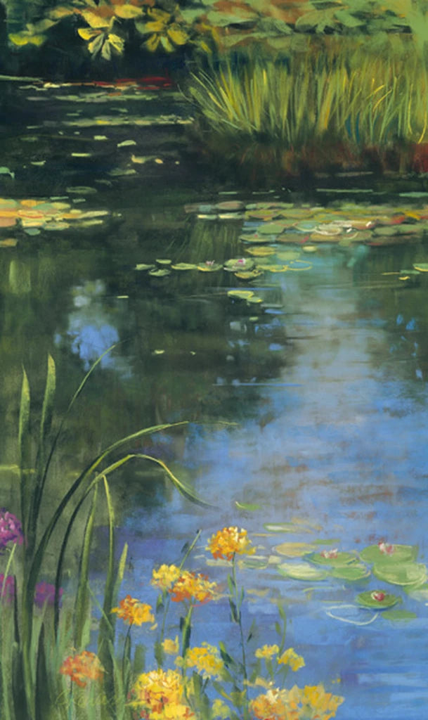 Garden Pond II by Carol Rowan