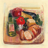 Garden Vegetables II by Carol Rowan. SKU 99983a. Archival Giclee Fine art print for wall decor.