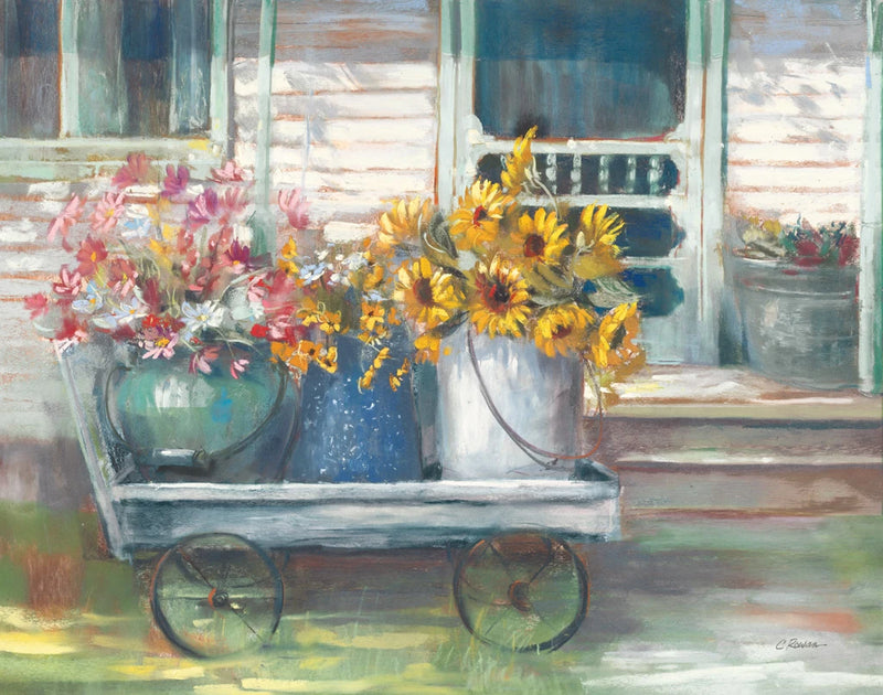 Garden Wagon Bright by Carol Rowan