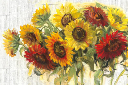 Gathering Sun Crop on Wood by Carol Rowan. SKU 22362i. Archival Giclee Fine art print for wall decor.