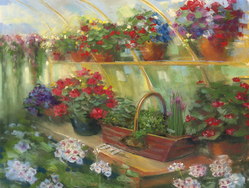 Greenhouse Herbs by Carol Rowan
