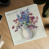Harvest Ironstone Bouquet II by Carol Rowan. Shown as a detailed flat fine art print, highlighting archival giclee quality. Available as an archival giclee rolled canvas, fine art paper, or poster print. SKU 47828a.