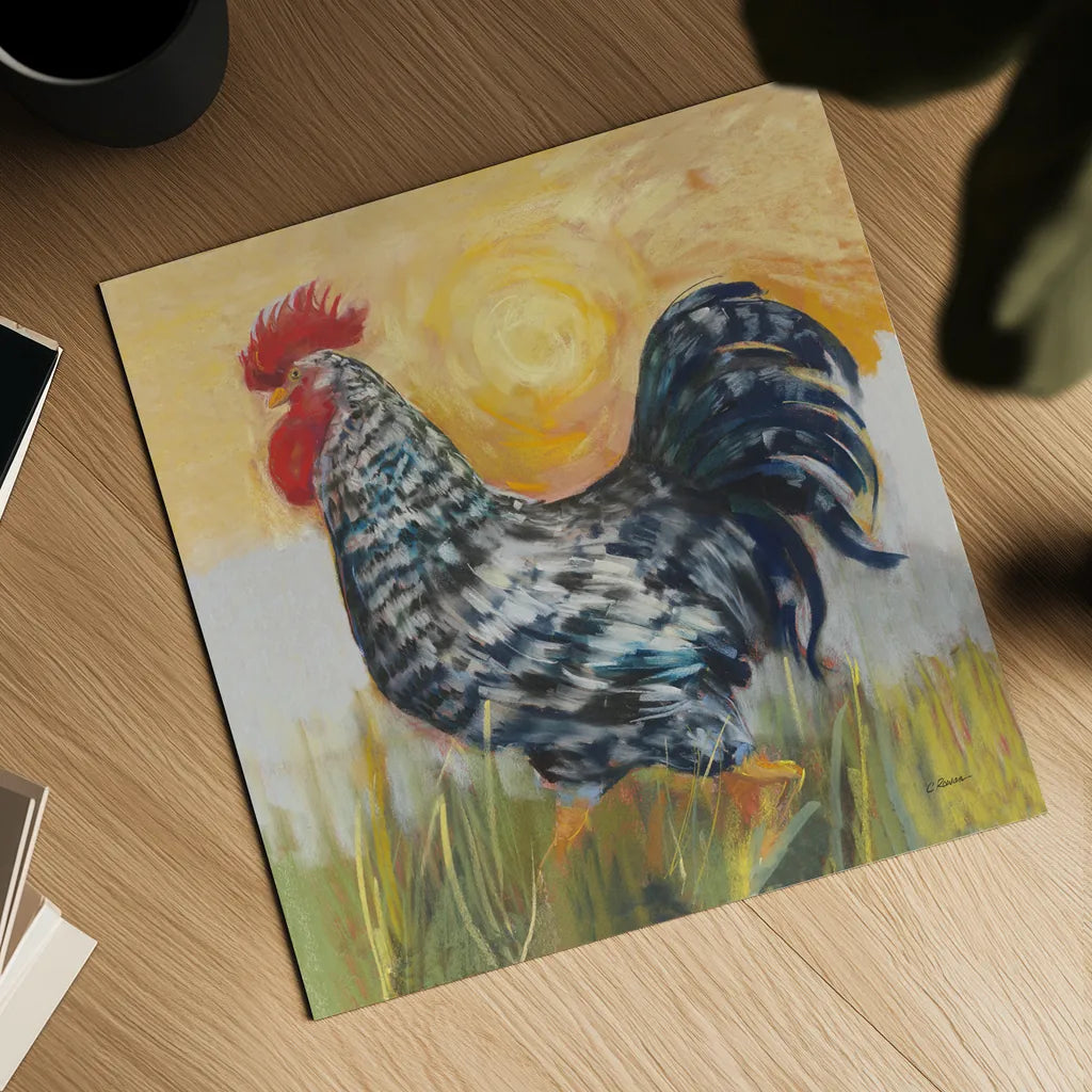 Hector by Carol Rowan. Shown as a detailed flat fine art print, highlighting archival giclee quality. Available as an archival giclee rolled canvas, fine art paper, or poster print. SKU 8164a.