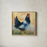 Henry by Carol Rowan. Shown in a natural wood glass frame for a timeless modern aesthetic. Available as an archival giclee rolled canvas, fine art paper, or poster print. SKU 42377a.