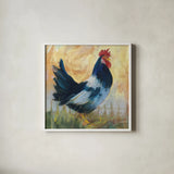 Henry by Carol Rowan. Shown in a crisp white glass frame for a clean and minimalist style. Available as an archival giclee rolled canvas, fine art paper, or poster print. SKU 42377a.