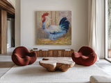 Hercule by Carol Rowan. Shown as extra-large giant wall art in a modern living room. Available as an archival giclee rolled canvas, fine art paper, or poster print. SKU 8166a.