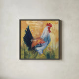 Horace by Carol Rowan. Shown in a sleek black glass frame for a contemporary gallery look. Available as an archival giclee rolled canvas, fine art paper, or poster print. SKU 8163a.