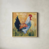 Horace by Carol Rowan. Shown in a natural wood glass frame for a timeless modern aesthetic. Available as an archival giclee rolled canvas, fine art paper, or poster print. SKU 8163a.
