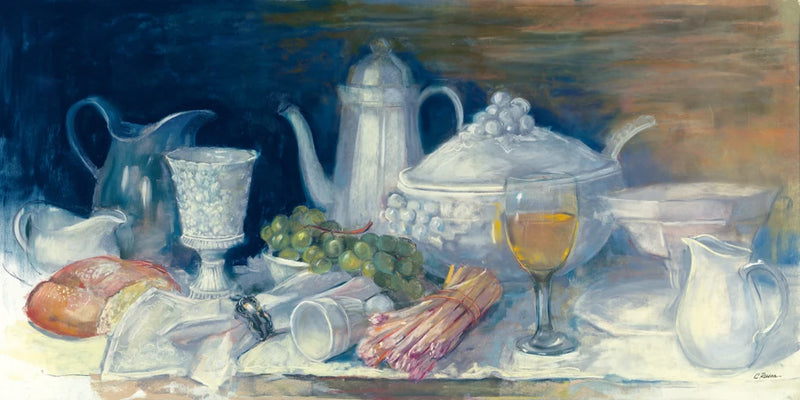 Ironstone Still Life by Carol Rowan