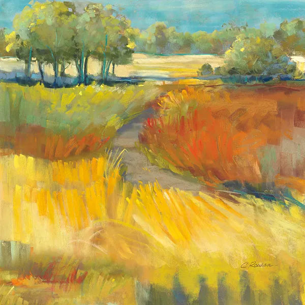 Late Summer Landscape II by Carol Rowan. SKU 8981a. Archival Giclee Fine art print for wall decor.