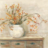 Nancy Bittersweet Neutral Sq by Carol Rowan. SKU 65553a. Archival Giclee Fine art print for wall decor.