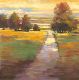 October Path by Carol Rowan. SKU 12781a. Archival Giclee Fine art print for wall decor.
