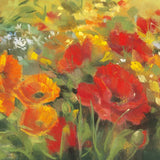 Oriental Poppy Field I by Carol Rowan. SKU 7857a. Archival Giclee Fine art print for wall decor.