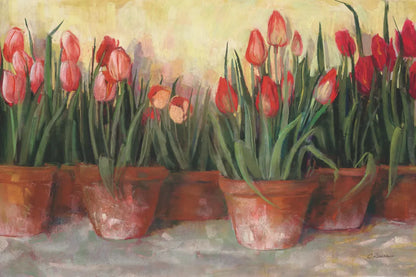 Pattys Tulips by Carol Rowan. SKU 8142i. Archival Giclee Fine art print for wall decor.
