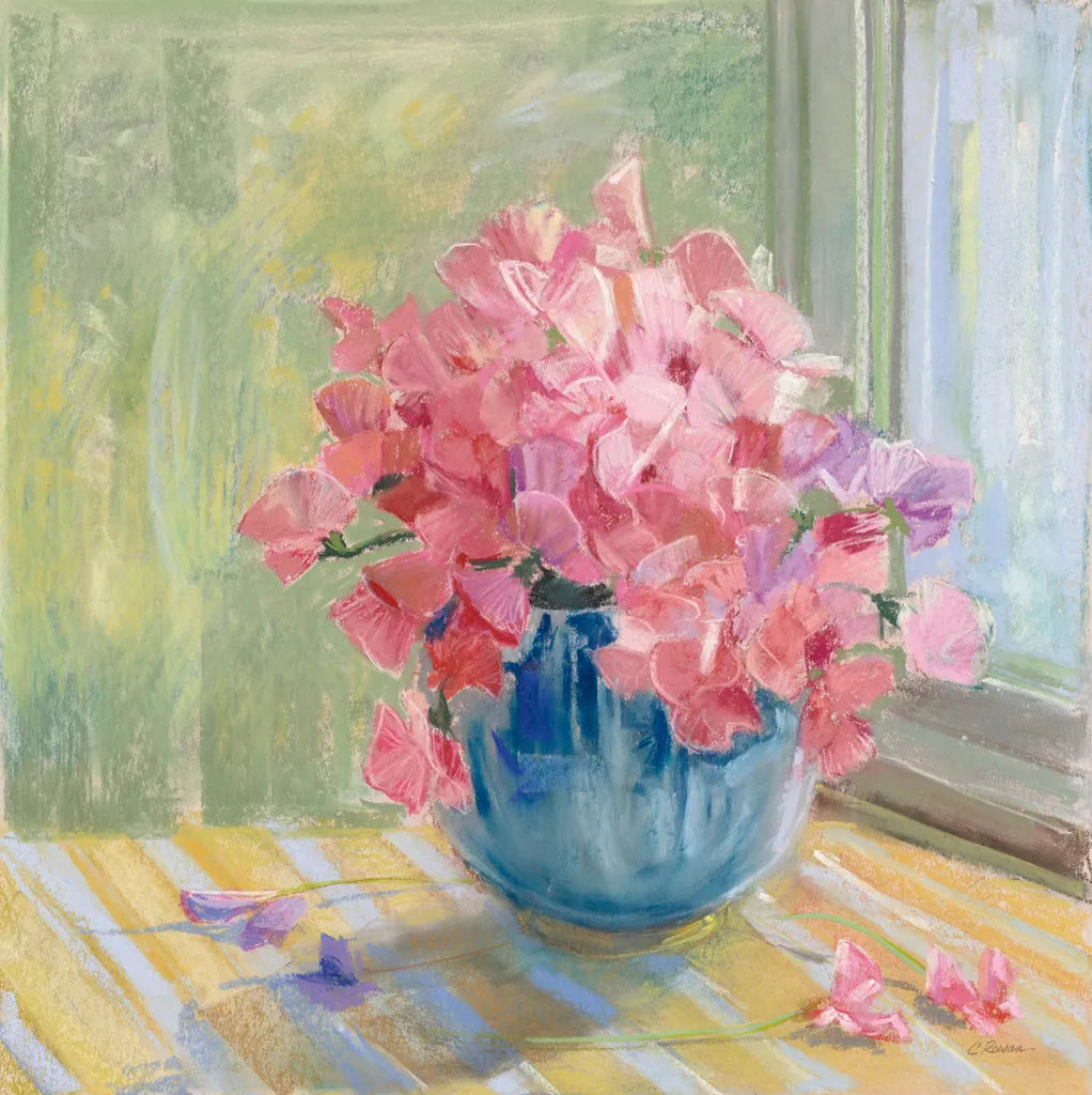 Pretty in Pink by Carol Rowan. SKU 38630a. Archival Giclee Fine art print for wall decor.