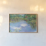 Reflections by Carol Rowan. shown as a paper print in a natural frame. Available as a archival giclee rolled canvas, fine art paper, or poster print. SKU 99978i.