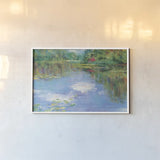 Reflections by Carol Rowan. shown as a paper print in a white frame. Available as a archival giclee rolled canvas, fine art paper, or poster print. SKU 99978i.