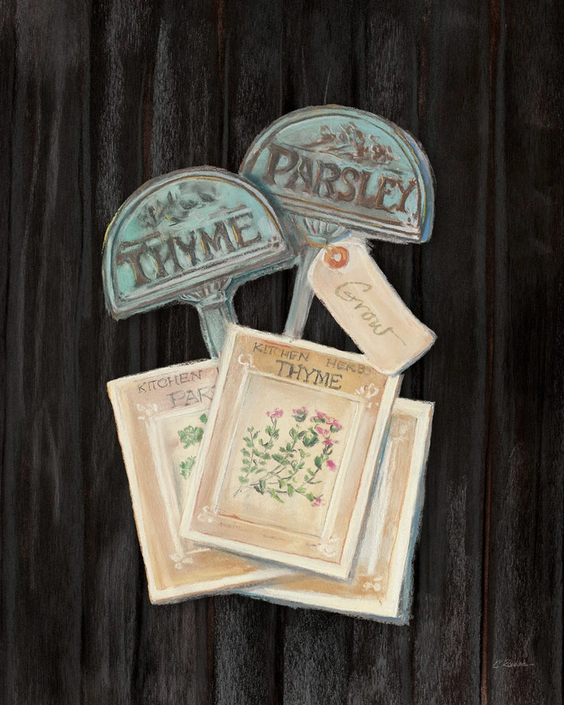 Seed Packs Black Wood by Carol Rowan