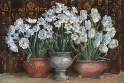 Spring Blossoms by Carol Rowan. SKU 42378i. Archival Giclee Fine art print for wall decor.