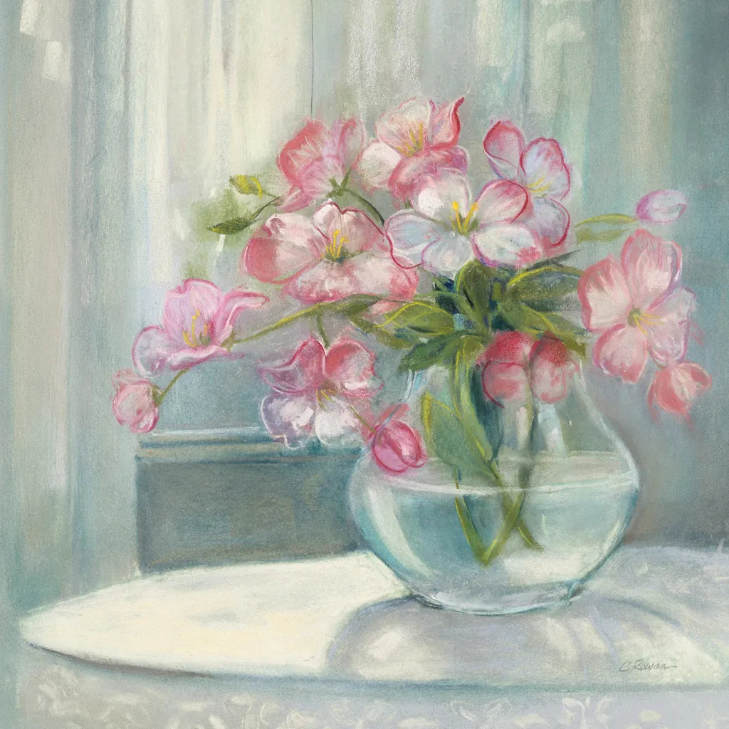 Spring Bouquet II Crop by Carol Rowan. SKU 38628a. Archival Giclee Fine art print for wall decor.