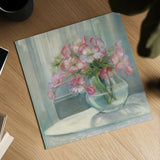 Spring Bouquet II Crop by Carol Rowan. Shown as a detailed flat fine art print, highlighting archival giclee quality. Available as an archival giclee rolled canvas, fine art paper, or poster print. SKU 38628a.