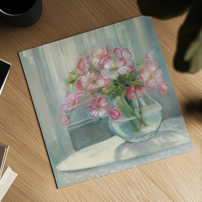 Spring Bouquet II Crop by Carol Rowan. Shown as a detailed flat fine art print, highlighting archival giclee quality. Available as an archival giclee rolled canvas, fine art paper, or poster print. SKU 38628a.