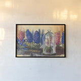 Spring Hyacinths by Carol Rowan. shown as a paper print in a black flame. Available as a archival giclee rolled canvas, fine art paper, or poster print. SKU 41861i.