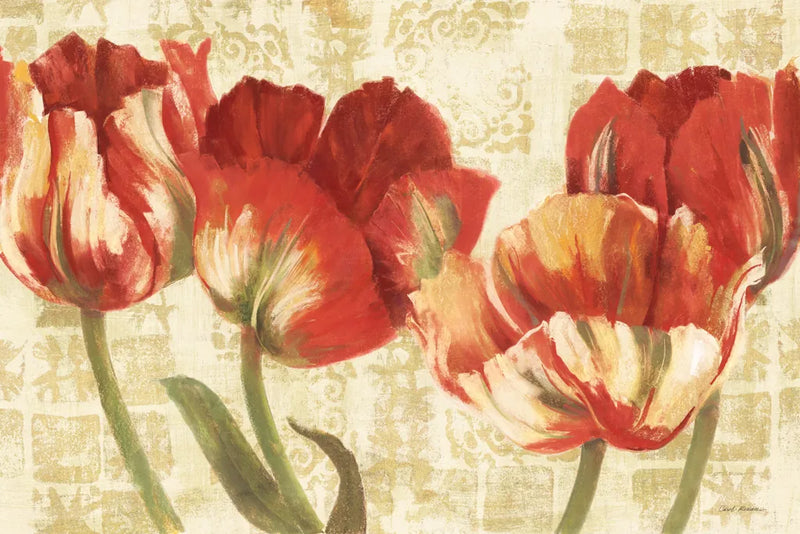 Spring Tulips by Carol Rowan. SKU 11674i. Archival Giclee Fine art print for wall decor.