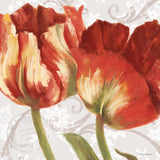 Spring Tulips Red I by Carol Rowan. SKU 42412a. Archival Giclee Fine art print for wall decor.