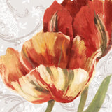 Spring Tulips Red II by Carol Rowan. SKU 42413a. Archival Giclee Fine art print for wall decor.