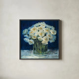 Spring Twilight I v2 by Carol Rowan. Shown in a sleek black glass frame for a contemporary gallery look. Available as an archival giclee rolled canvas, fine art paper, or poster print. SKU 41605a.