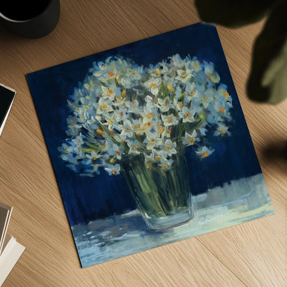 Spring Twilight II v2 by Carol Rowan. Shown as a detailed flat fine art print, highlighting archival giclee quality. Available as an archival giclee rolled canvas, fine art paper, or poster print. SKU 41606a.