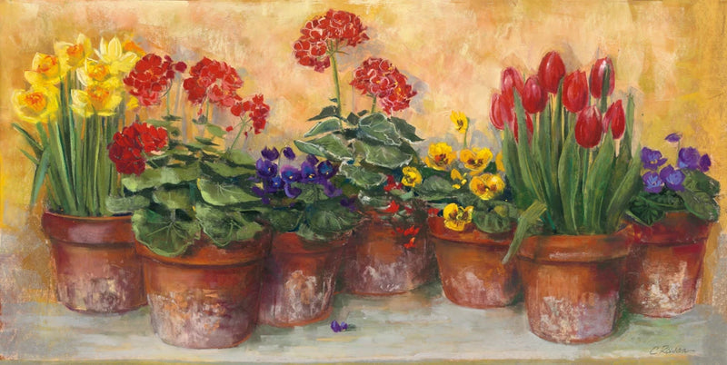Spring in the Greenhouse by Carol Rowan