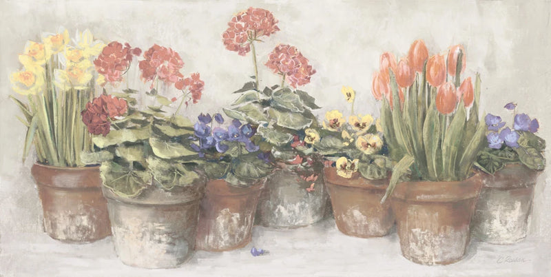 Spring in the Greenhouse Neutral by Carol Rowan