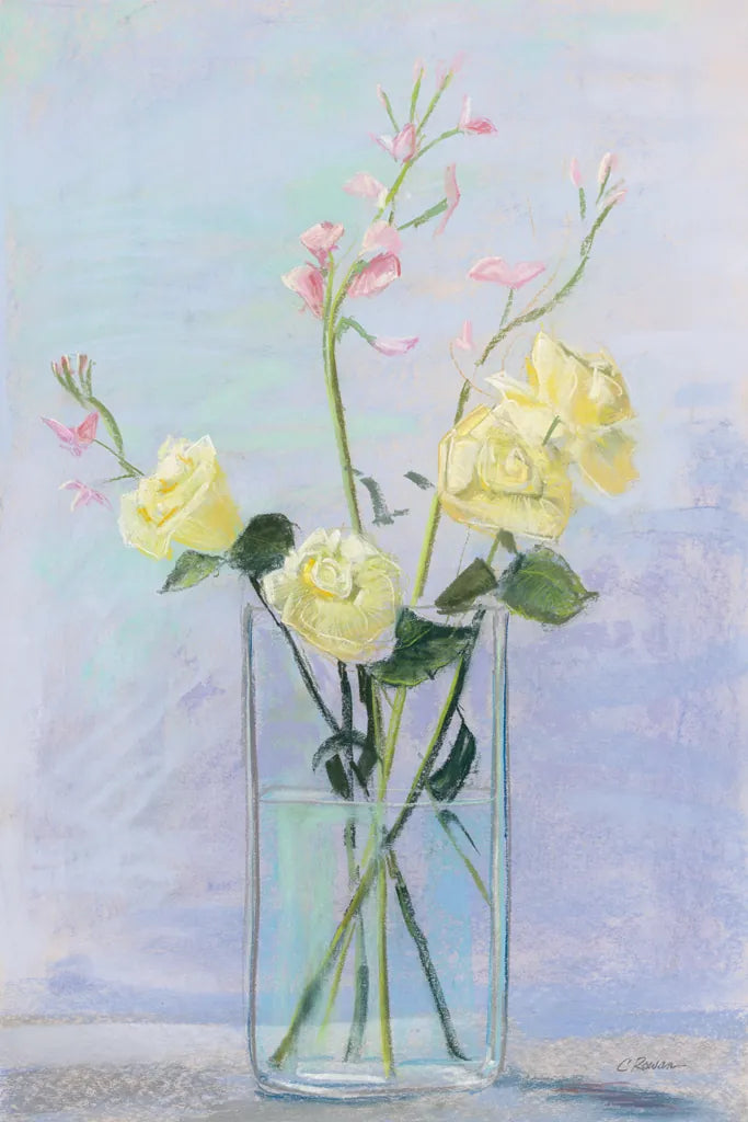 Summer Vase II by Carol Rowan. SKU 42351h. Archival Giclee Fine art print for wall decor.