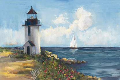 Sunday Morning Sail by Carol Rowan. SKU 8177i. Archival Giclee Fine art print for wall decor.