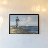 Sunday Morning Sail by Carol Rowan. shown as a paper print in a black flame. Available as a archival giclee rolled canvas, fine art paper, or poster print. SKU 8177i.